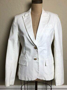 Theory cotton blend classic style blazer8087
